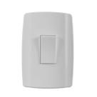 Slimcj 1 interruptor simples 10a 250v vertical - ilumi