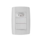 Slimcj 2 inter simples 1 tomada simples 10a 250v - ilumi