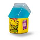 Slime Atacado Mania C/carinha Bravo Azul Zlyme Zumbi