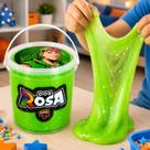 Slime Balde Dos Rosa 1,5kg Verde Void Balde Massinha Cores