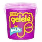 Slime Gelelé 1 Balde Slime Glitter Slaime 457g Cores Varidas Roxo
