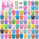 Slime Kit Remethsu, pacote com 68 minimanteiga perfumada para crianças de 4 a 12 anos