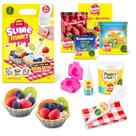 Slime Mart Torta Morangos e Mirtilo Realista - Fun