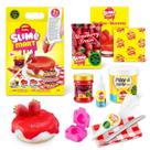 Slime Mart Zuru Bolo de Morango Realista - Fun