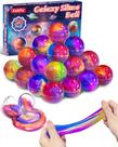 Slime Party Favors Kidific Galaxy, pacote com 24 anos e não pegajoso