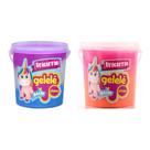 Slime Unicórnio Conjunto Gelelé Com 2 Baldes 457g Cada