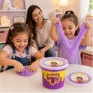 Slime Violeta 1,5kg Roxo Tradicional Gelele Brinquedo Balde