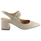 Sling back Mezzo Punto Couro 347012