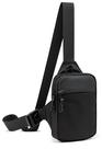 Sling Bag higouta Mini impermeável para homens e mulheres preta