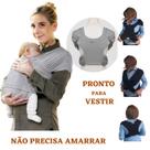 Sling De Vestir Carregador Canguru Algodão Pronto Para Usar