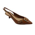 Slingback baixo Bottero 365412 - CARAMELO - 34