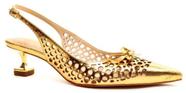 Slingback Cecconello Ouro