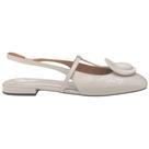 Slingback couro verniz cinza claro vicenza 100005u