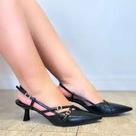 Slingback Di Valentini Preto Ref: 5192.10927