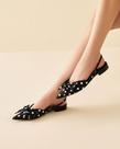 Slingback Poa Uza Salto Baixo Quadrado B26s116a0019