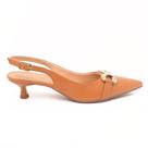 Slingback Sapato da Corte Salto Fino Baixo Fivela Slingback Sapato da Corte Salto Fino Baixo Fivela