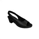Slingback Usaflex couro salto robusto elastico Ortopedico Y8214 Slingback Usaflex couro salto robusto elastico Ortopedico Y8214