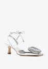 Slingback Whitney Prata Vicenza Feminino