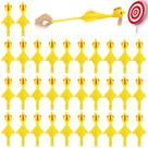 Slingshot Chicken Rubber Dshengoo, pacote com 50 unidades, amarelo