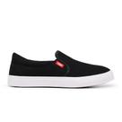 Slip On Masculino Lona Calce Fácil Elástico Confortável