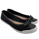 Slipper Moleca Lona Laço Feminino - Preto Slipper Moleca Lona Laço Feminino - Preto