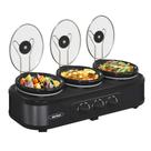 Slow Cooker Triplo Sunvivi 4,5L - Preto - Buffet