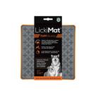Slow Feeder Lick Mat LICKIMAT Tuff Buddy para cães Orange