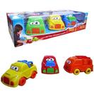 Smart babies mini frota com 3 carros - Divplast