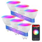 Smart Bulbs Avatar Controls GU10 5W LED, pacote com 6, mudança de cor