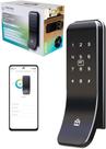 Smart Fechadura Wi-Fi de Sobrepor Positivo Casa Inteligente Abertura por Biometria, Senha, Tag e App