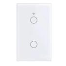 Smart Interruptor Inteligente Zigbee 2 Canais/Teclas Touch Branco para Automação