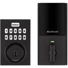 Smart Lock Kwikset HomeConnect 620 Z-Wave de longo alcance preto fosco