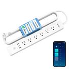 Smart Plug Power Strip GHome 6 tomadas, 3 USB, 30 W, carga rápida Smart Plug Power Strip GHome 6 tomadas, 3 USB, 30 W, carga rápida