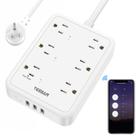 Smart Power Strip TESSAN WiFi com 3 tomadas inteligentes e 3 portas USB Smart Power Strip TESSAN WiFi com 3 tomadas inteligentes e 3 portas USB