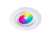 Smart Spot WI-FI Led RGB Tek 5W Redondo Branco Taschibra Smart Spot WI-FI Led RGB Tek 5W Redondo Branco Taschibra