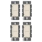 Smart Switch Lutron Caseta Original 6A para luzes LED, pacote com 4