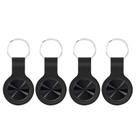 Smart Tracker Tag USRIXITECH 4 unidades com Chaveiro Preto