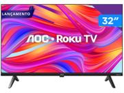 Smart TV 32" HD DLED AOC Série 5045 32S5045/78G Wi-Fi Bluetooth 3 HDMI 1 USB