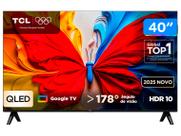 Smart TV 40" TCL Full HD QLED 40S5K Google TV 2 HDMI