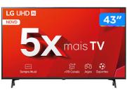 Smart TV 43" 4K LG Ultra HD 43UT8000 com Processador a5 Ger7 AI, Alexa/Chromecast integrado, Otimizador de Jogos, webOS 24