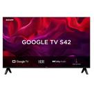 Smart TV 43” FHD Semp S42 LED Dolby Audio 60Hz Google TV Tela Plana