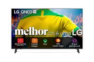 Smart TV 4K 75" LG QNED73 Portal de Games Processador AI α7 Ger8 4K Super Upscaling