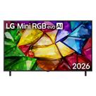 Smart TV 4K LG Mini RGB EVO 55” Polegadas Processador A8 AI Gen 3, Super Upscaling, 120Hz Nativo, Dolby Vision e HDR10 - 55MRGB85BSC