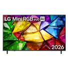 Smart TV 4K LG Mini RGB EVO 65” Polegadas Processador A8 AI Gen 3, Super Upscaling, 120Hz Nativo, Dolby Vision e HDR10 - 65MRGB85BSC