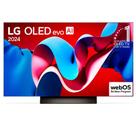 Smart TV 4K LG OLED Evo 55" Polegadas OLED55C4, Processador α9 Ger7, AI, Painel 144Hz e Design Ultra Slim