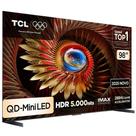 Smart TV 4K TCL Premium QD-Mini LED 98” Polegadas com Google TV, Zero Border, Dolby Vision IQ, Audio Bang e Olufsen - 98C8K