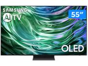 Smart TV 55" 4K OLED Samsung 55S90DA 144Hz Wi-Fi Bluetooth com Alexa 4 HDMI 2 USB