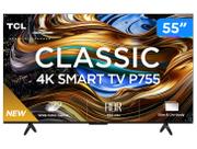 Smart TV 55” LED TCL 55P755 Wi-Fi Bluetooth