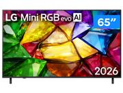 Smart TV 65" LG 4K Ultra HD Mini RGB 65MRGB85BSC WebOS 26 2026