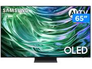 Smart TV 65" Samsung 4K UHD OLED Big TV QN65S90DAEXZD 120Hz Tizen com Alexa e Bixby 4 HDMI 2 USB-A